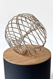 Breakthrough Prize trophy, a toroidal sculpture